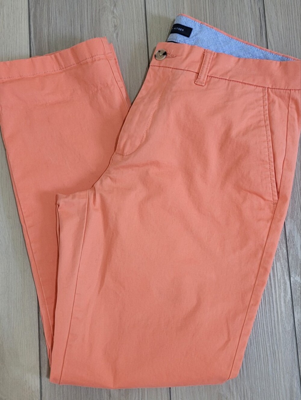 Tommy Hilfiger Men's Coral Slim Chino Pants 32/30 Colorful Preppy Golf